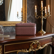 Luxury Woven Beauty Case Blush Pink Edition